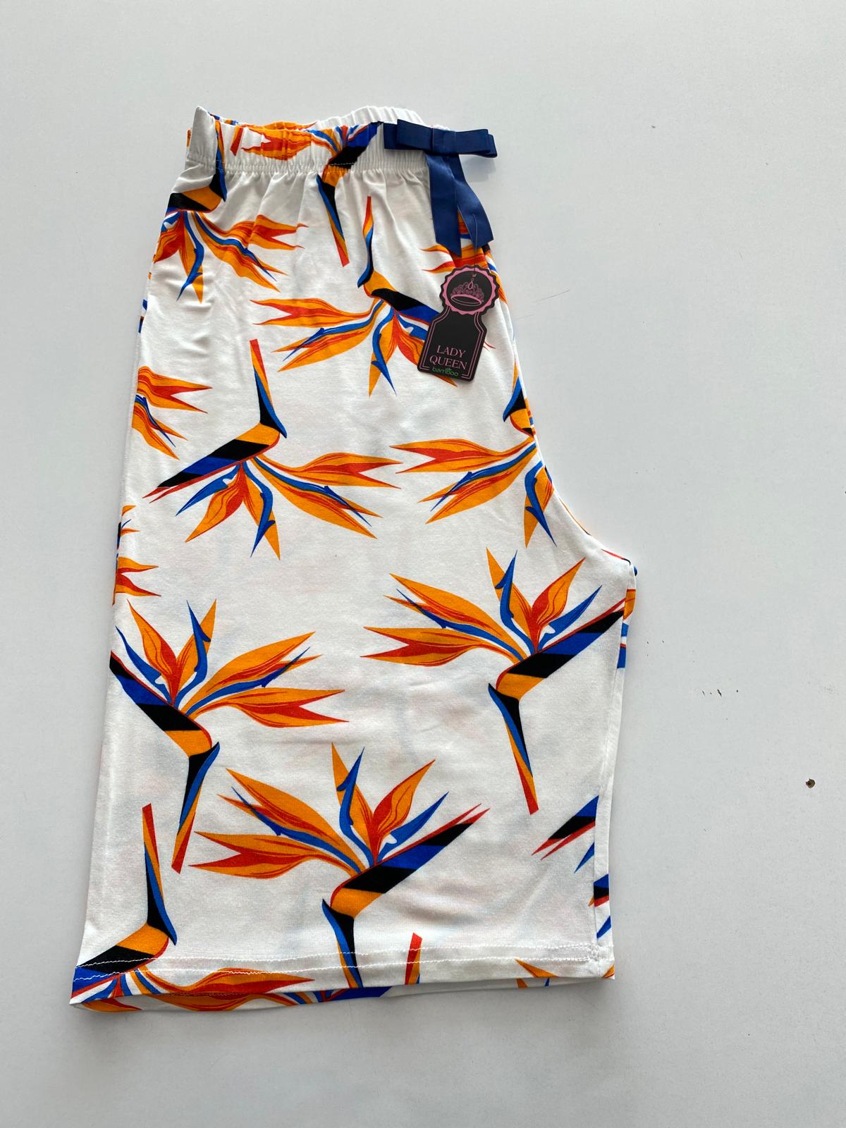 Lady Queen 6027 / Battal Beden Viskon Bermuda Pijama