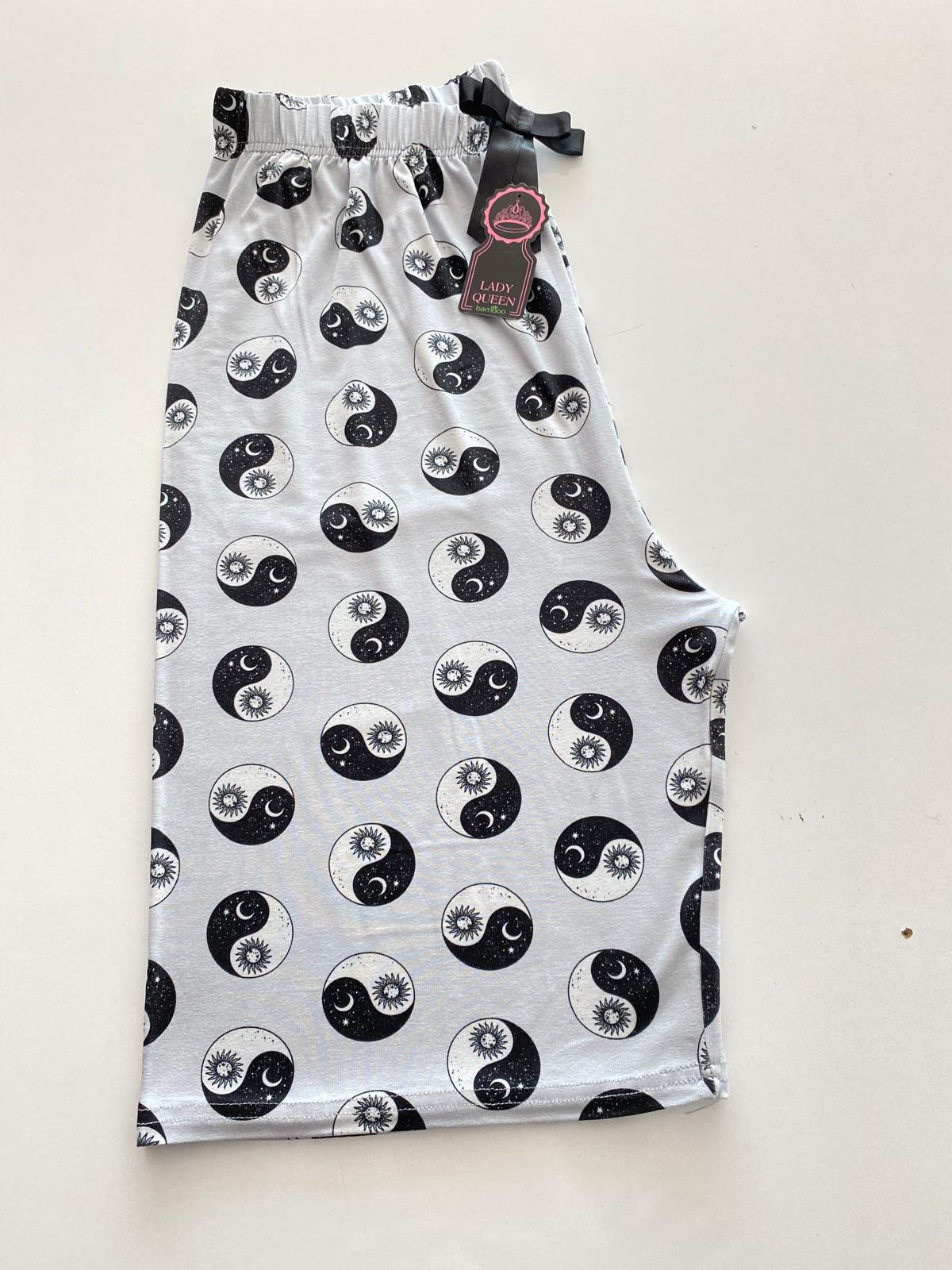 Lady Queen 6027 / Battal Beden Viskon Bermuda Pijama