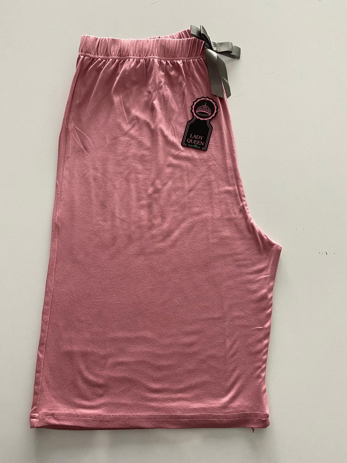 Lady Queen 6027 / Battal Beden Viskon Bermuda Pijama