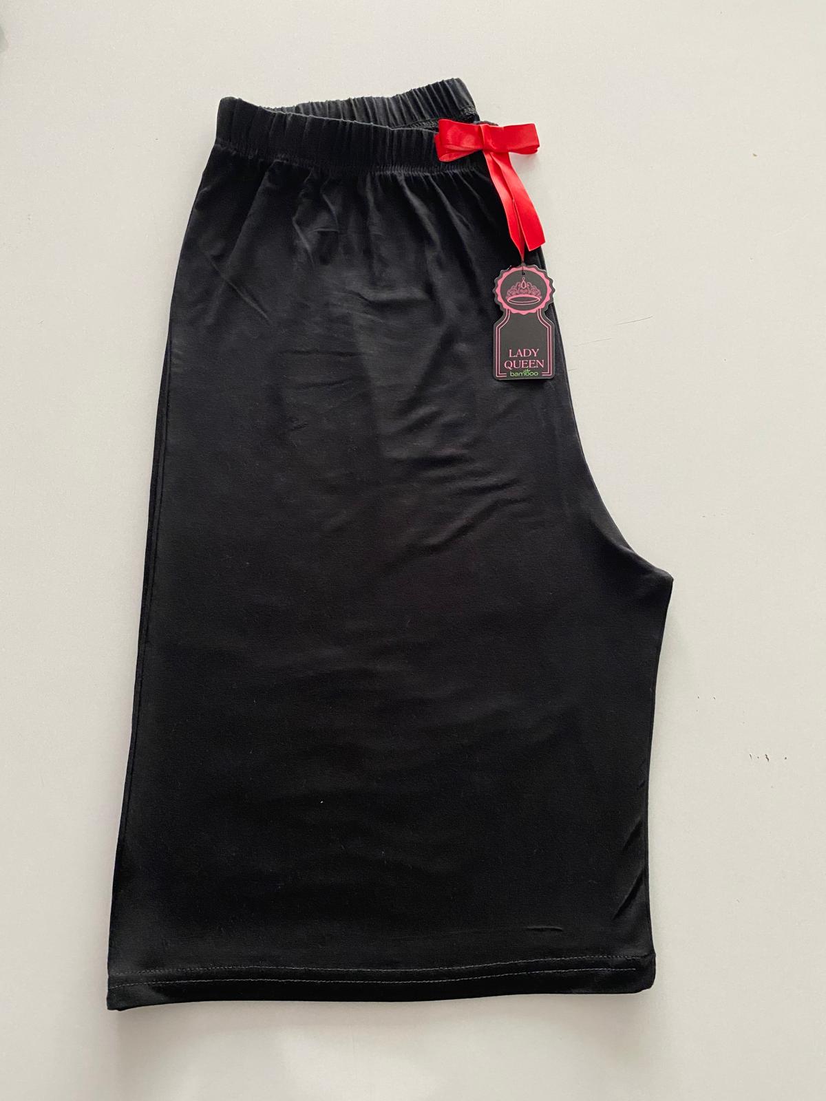 Lady Queen 6027 / Battal Beden Viskon Bermuda Pijama