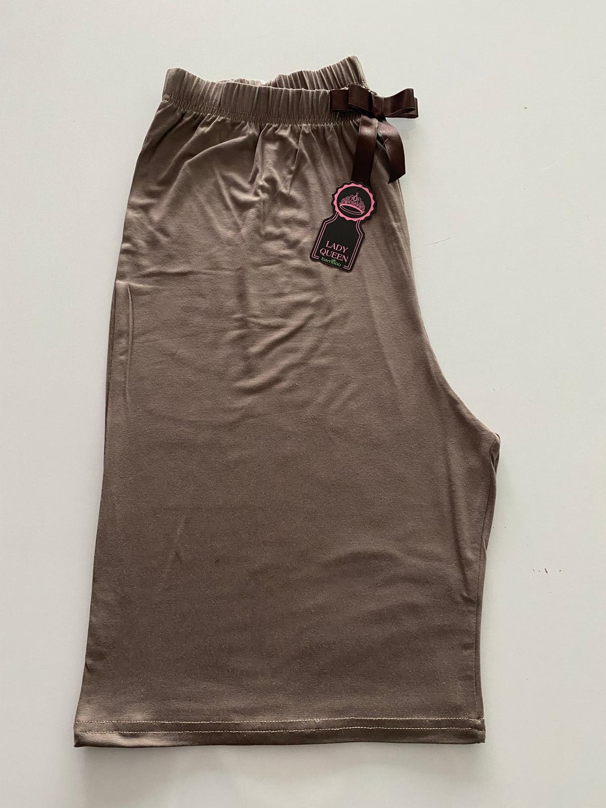 Lady Queen 6027 / Battal Beden Viskon Bermuda Pijama