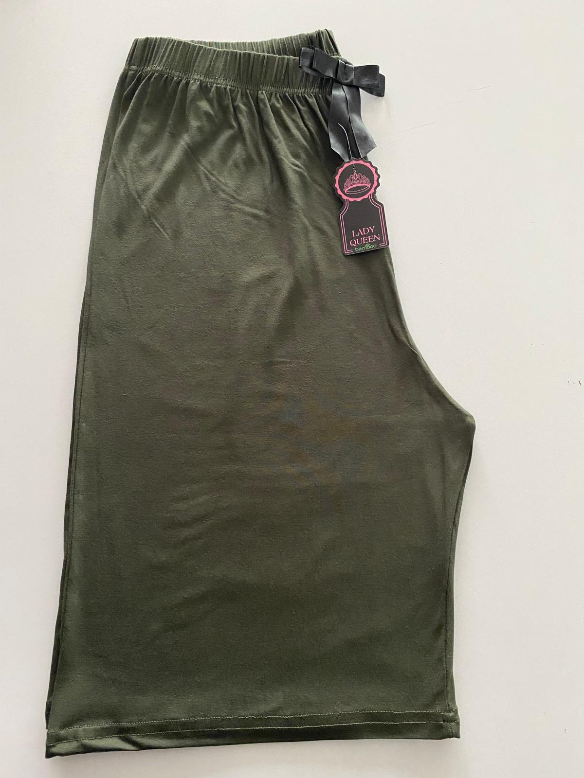 Lady Queen 6027 / Battal Beden Viskon Bermuda Pijama