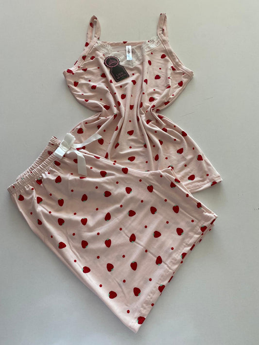 Lady Queen 6016 / Likralı Ring Viskon Şort Takım