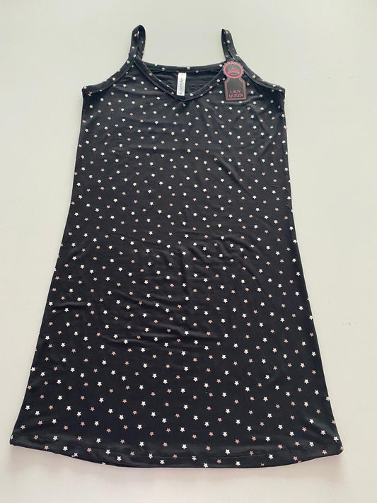 Lady Queen 6060 Askılı Ring Viskon Gecelik – Yıldız Dese