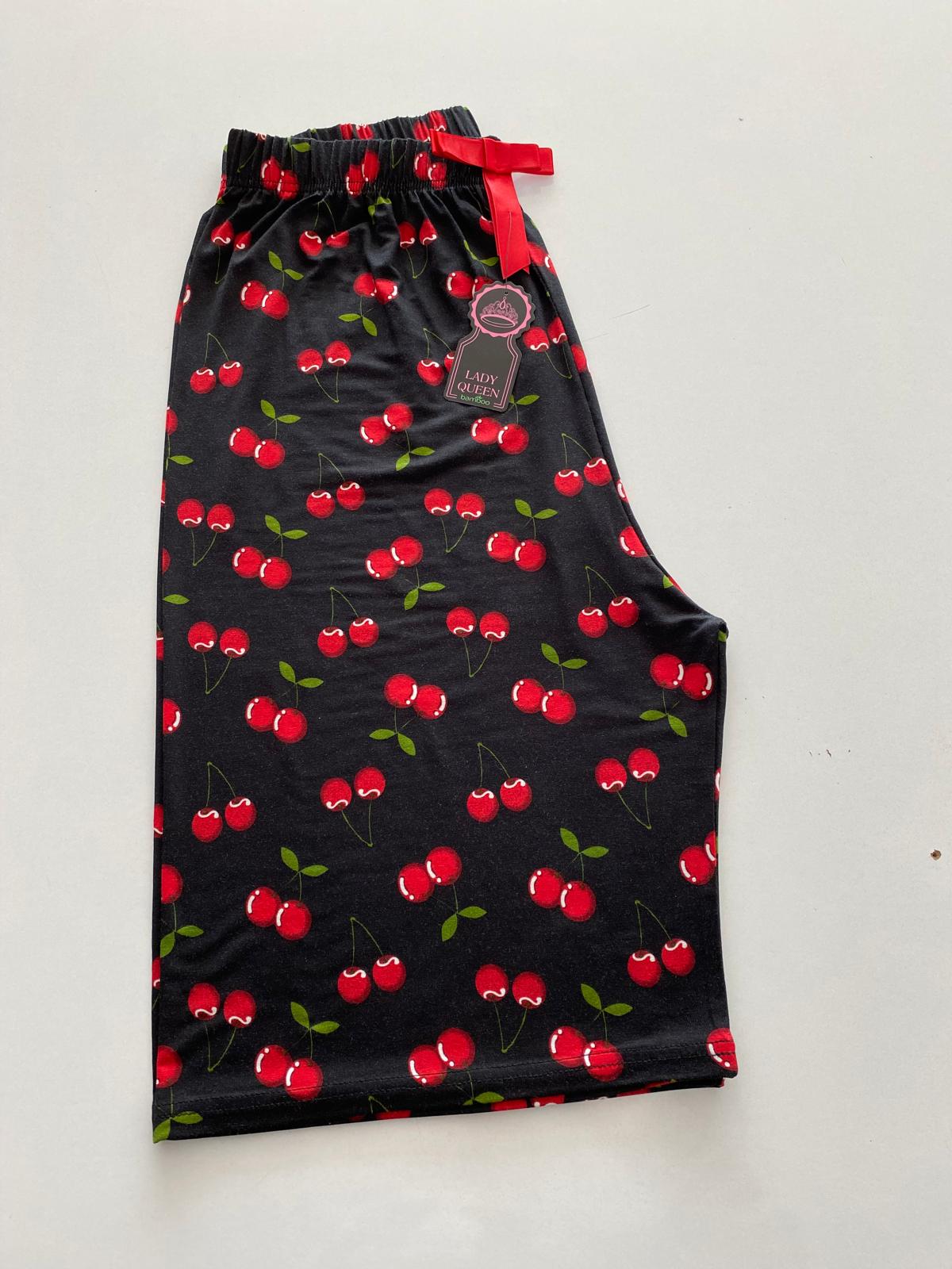 Lady Queen 6027 / Battal Beden Viskon Bermuda Pijama