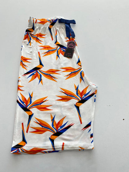 Lady Queen 6027 / Battal Beden Viskon Bermuda Pijama