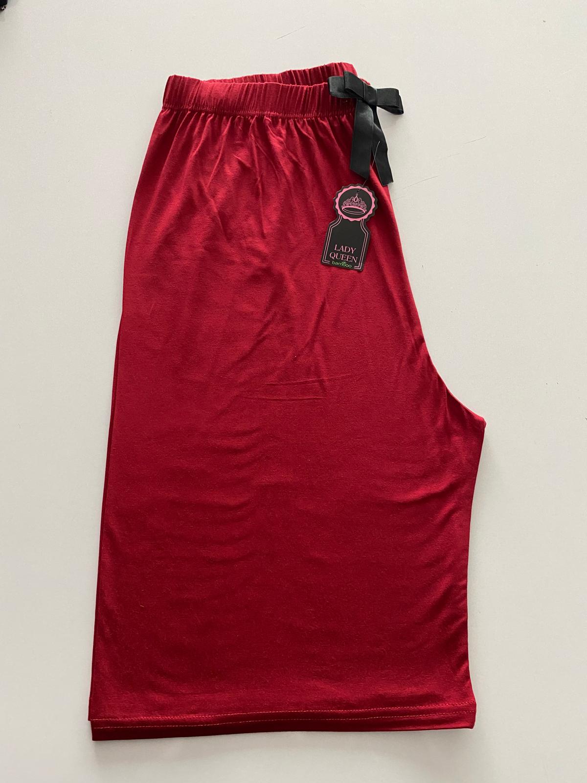 Lady Queen 6027 / Battal Beden Viskon Bermuda Pijama