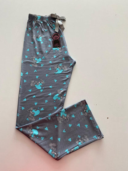 Lady Queen 6013 / Ring Viskon Havlu Bel Renkli Lastikli Pijama