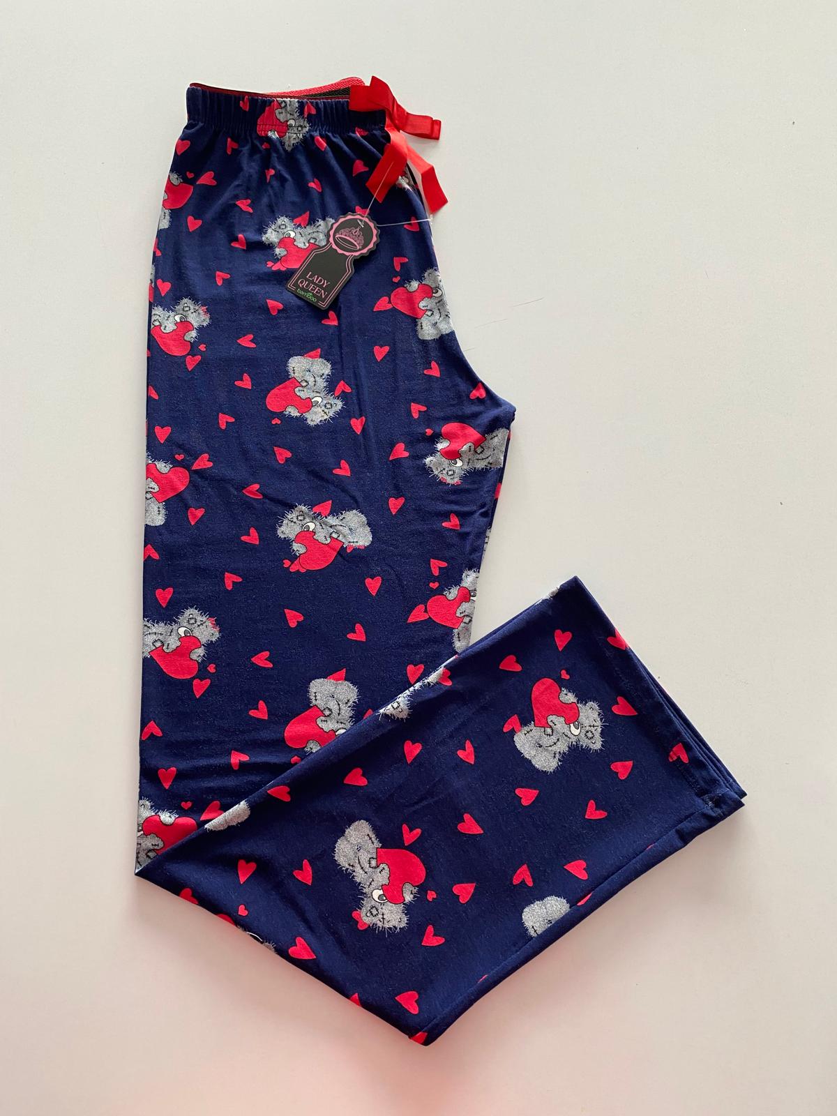 Lady Queen 6013 / Ring Viskon Havlu Bel Renkli Lastikli Pijama