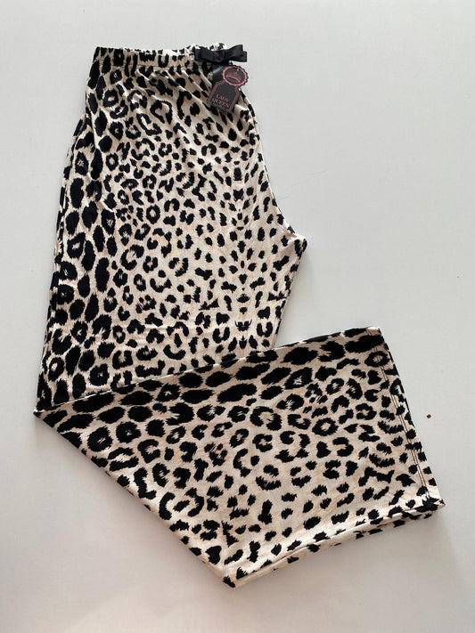 Lady Queen - 6020 Likralı Ring Viskon Battal Alt Leopar Desenli